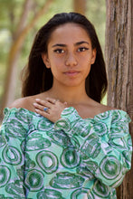 Load image into Gallery viewer, Papale Print - Women's Off the Shoulder Dress
