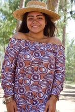 Load image into Gallery viewer, Papale Print - Women's Off the Shoulder Dress
