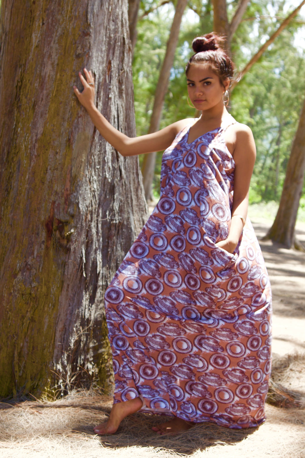 Papale Print - Maxi Dress